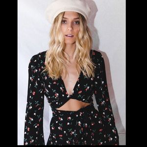 Flynn Skye Set flare pant and bell sleeve wrap top